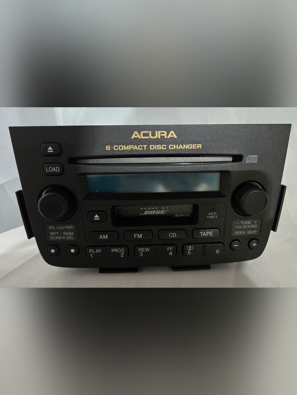 ACURA MDX Radio Stereo BOSE - Cassette Tape - 6 Disc Changer CD 39100-S3V-A230